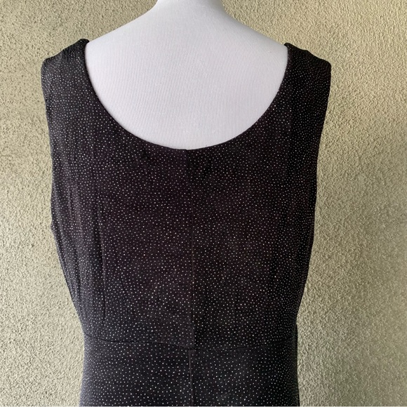 🔥5/$20🔥 “Onyx Nite” Black Sparkle High Low Midi-Dress size 20 - Picture 5 of 12